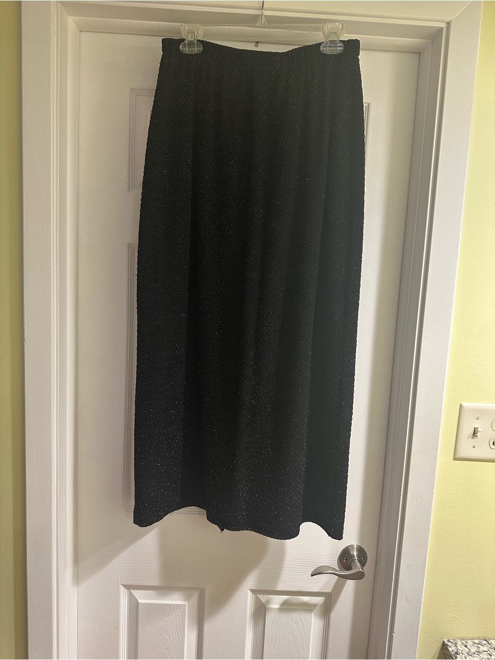 Black Sparkle Maxi Skirt